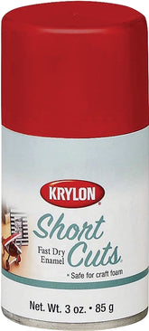 Krylon KSCS033 Craft Spray Paint, High-Gloss, Red Pepper, 3 oz, Can